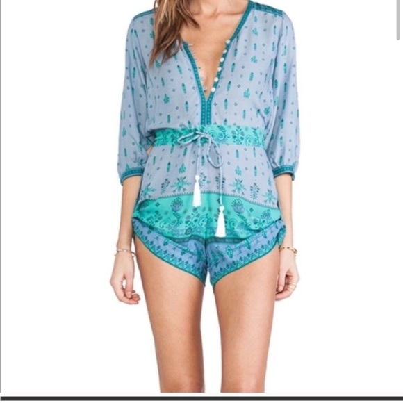 Spell and the Gypsy Collective Desert Wanderer Playsuit Vintage Rare - Picture 2 of 14